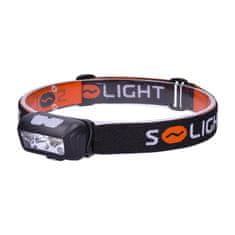 Solight Solight LED čelové nabíjacie svietidlo, 150 plus 100lm, biele a červené svetlo, Li-Ion WN40