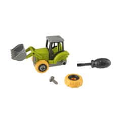 Skrutkovací traktor nakladač s prívesom pre kone 25 cm