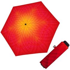 Dámsky skladací dáždnik Carbonsteel Mini Slim Fusion red/yellow