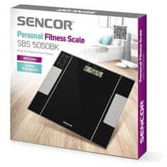 SENCOR Osobná fitness váha SBS 5050BK