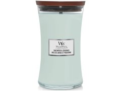 Woodwick Vonná sviečka váza Sagewood & Seagrass 609 g