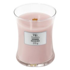 Woodwick Vonná sviečka váza Rosewood 275 g