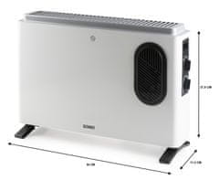 DOMO Konvektor s ventilátorom - DO7351CH