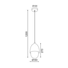 ACA ACA Lighting Style závesné svietidlo V36122