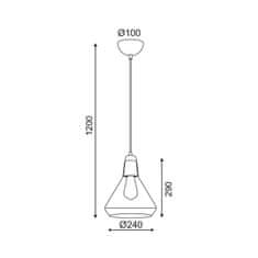 ACA ACA Lighting Style závesné svietidlo V36035MR