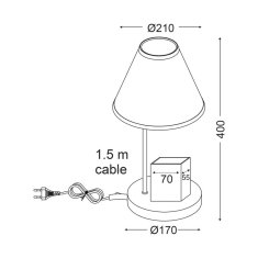 ACA ACA Lighting Detské stolové svietidlo MT120241