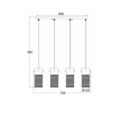 ACA ACA Lighting Style závesné svietidlo FW50504