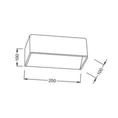 ACA ACA Lighting Wall a amp; Ceiling LED nástenné svietidlo L350374L