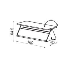 ACA ACA Lighting Wall a amp; Ceiling LED nástenné svietidlo ZD80645LEDBK