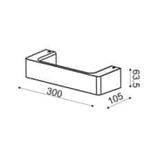 ACA ACA Lighting Wall a amp; Ceiling LED nástenné svietidlo ZD81046LEDGD