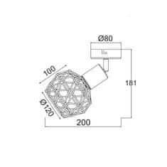 ACA ACA Lighting Spot svietidlo MC15611C