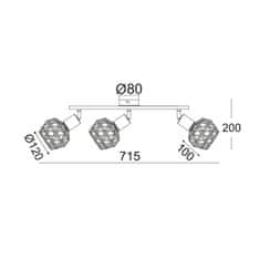 ACA ACA Lighting Spot svietidlo MC15613B