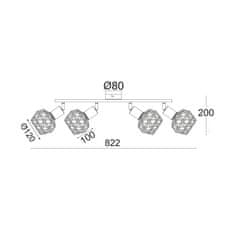 ACA ACA Lighting Spot svietidlo MC15614B