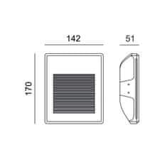 ACA ACA Lighting Gypsum zapustené sadrové svietidlo G8001MR