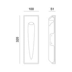 ACA ACA Lighting Gypsum zapustené sadrové svietidlo G8008MR