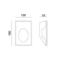 ACA ACA Lighting Gypsum LED zapustené sadrové svietidlo G8009LED