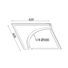 ACA ACA Lighting Gypsum zapustené sadrové svietidlo G8019W