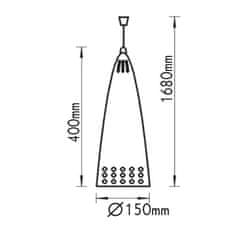 ACA ACA Lighting závesné svietidlo XF15 AC.3XF15