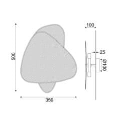 ACA ACA Lighting nástenné svietidlo 2XE14 SKYROS ratan 50X35X13CM TF20852WN