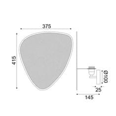 ACA ACA Lighting nástenné svietidlo 1XE27 SKYROS ratan 42X38X15CM TF20851WN