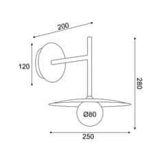 ACA ACA Lighting nástenné svietidlo 1xG9 AFINAR biela plus matné sklo 25X28X32CM OD94451WW