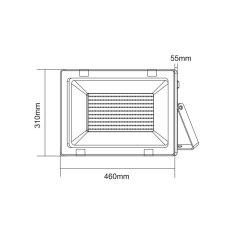 ACA ACA Lighting LED SMD FLOOD vonkajší reflektor IP66 300W 4000K 25320Lm 230V RA80 Q30040