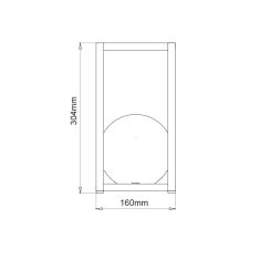 ACA ACA Lighting LED vonkajšie svietidlo na batérie nabíjacie 1W 160lm 3.000K tmavo šedá 160st. CRI80 IP54 LG0665G