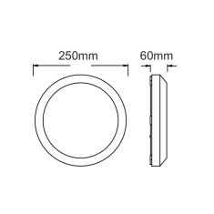 ACA ACA Lighting LED vonkajšie nástenné svietidlo šedá 230V IP65 13W 3.000K 121x2835LED EPISTAR SLIM5201