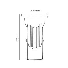 ACA ACA Lighting záhradné bodové svietidlo GU10 šedá BT9014G