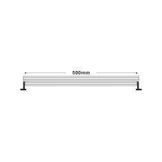 ACA ACA Lighting LED WALLWASHER 18W, 1530lm 4000K, 15x60st. 0,5m, IP66, 3 roky záruka s rýchlymi konektormi NOC1840