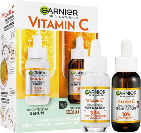 Darčeková sada denného a nočného séra Vitamín C 2 x 30 ml