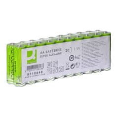 Q-Connect Alkalické batérie -1,5 V, LR6, typ AA, 20 ks