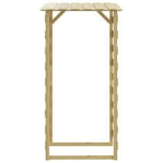 Vidaxl Pergola so strechami 4 ks100x90x200 cm impregnované borovicové drevo