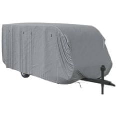 Vidaxl Poťah na karavan sivý 732x250x220 cm netkaná textília