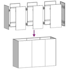 Vidaxl kvetináč 120x40x80 cm Pozinkovaná oceľ