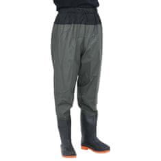 Vidaxl Waist Waders s čižmami tmavozelená veľkosť 44