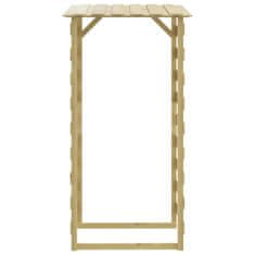 Vidaxl Pergola so strechami 3 ks100x90x200 cm impregnované borovicové drevo