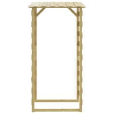 Vidaxl Pergola so strechami 6 ks100x90x200 cm impregnované borovicové drevo