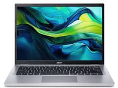 Acer Aspire Go 14 (AG14-31P-C9AR) 14" WUXGA /N100/8GB/512GB SSD M.2/Intel UHD/W11H, stříbrná