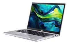 Acer Aspire Go 14 (AG14-31P-C9AR) 14" WUXGA /N100/8GB/512GB SSD M.2/Intel UHD/W11H, stříbrná