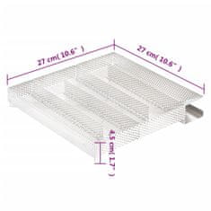 Vidaxl Generátor studeného dymu 5-komorový 27 cm nehrdzavejúca oceľ