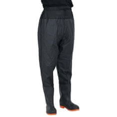 Vidaxl Waist Waders s čižmami čierna veľkosť 44