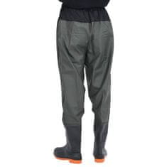 Vidaxl Waist Waders s čižmami tmavozelená veľkosť 39