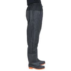 Vidaxl Waist Waders s čižmami čierna veľkosť 44