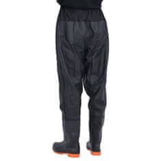 Vidaxl Waist Waders s čižmami čierna veľkosť 44