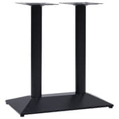 Vidaxl Bistro Table Noha Čierna 70x40x72 cm Liatina