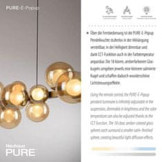 PAUL NEUHAUS PAUL NEUHAUS LED závesné svietidlo PURE E-Popup bronz elektrické 2700-5000K PN 2557-97