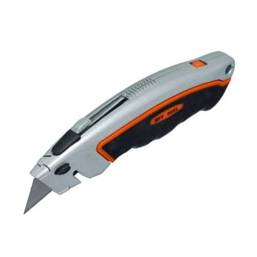 Euronářadí Nůž odlamovací FASTER TOOLS ALU s trapézovým ostřím 19 x 60 mm