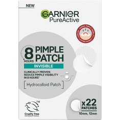 Garnier Hydrokoloidné náplasti na nedokonalosti pleti Pure Active (Pimple Patch) 22 ks