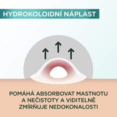 Garnier Hydrokoloidné náplasti na nedokonalosti pleti Pure Active (Pimple Patch) 22 ks